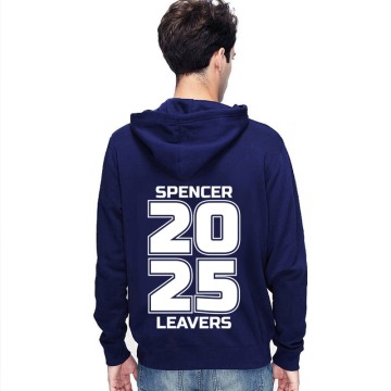 Spencer Classic 2025 Design Leavers Farewell Stars & Stripes Hoodie